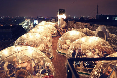 Igloos sur les toits