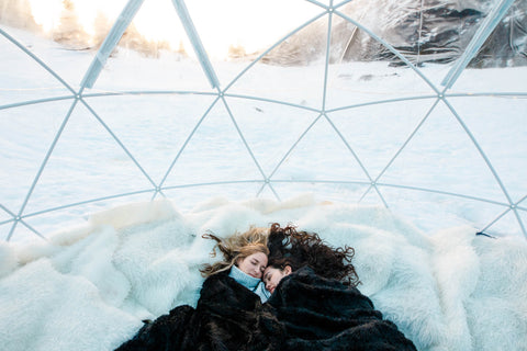 Glamping en igloo
